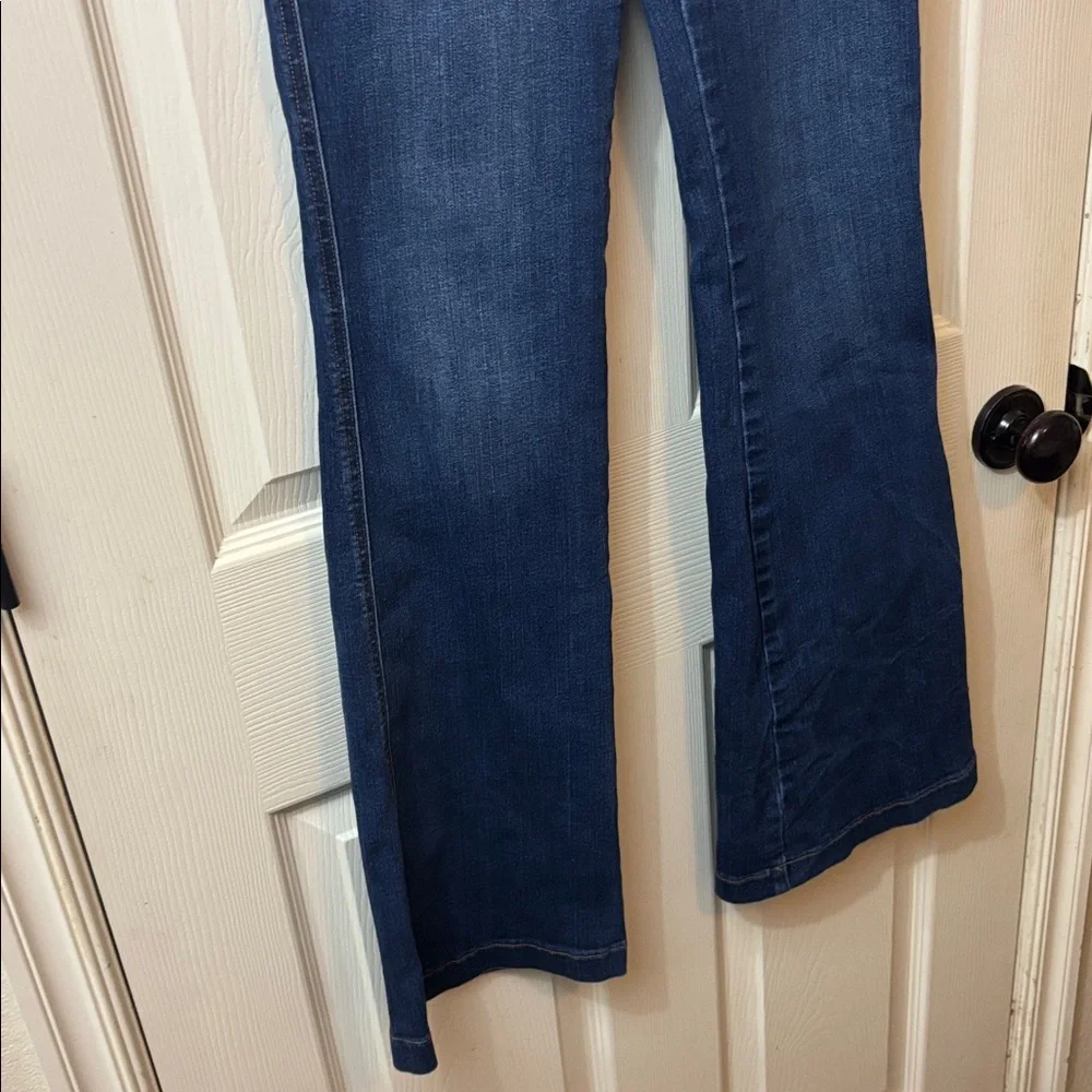 SPANX Dark Blue Wide Leg Jeans